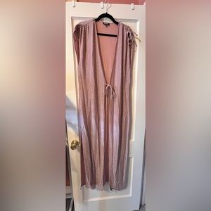 Revolve Nookie NWOT Pink shimmer cover up